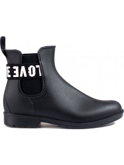 Dámské černé nízké holínky Shelovet