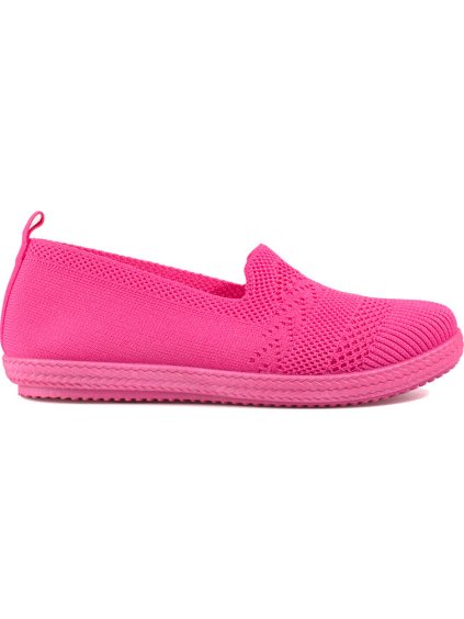Dámské textilní slip-on tenisky Shelovet růžové