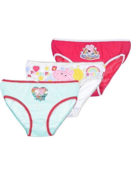Barevná sada kalhotek Peppa Pig 3ks