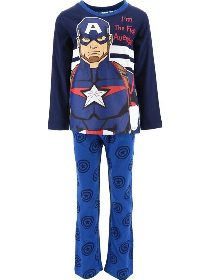 Modré pyžamo Avengers - Captain America