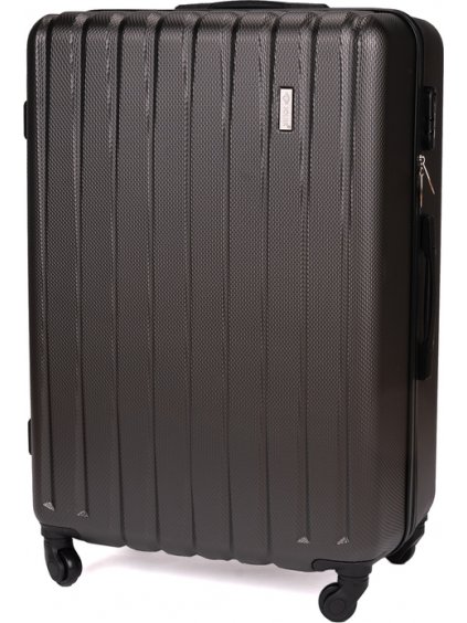 Solier tmavě šedý cestovní kufr vel. M