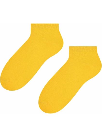 Žluté kotníkové dámské ponožky Art. 052