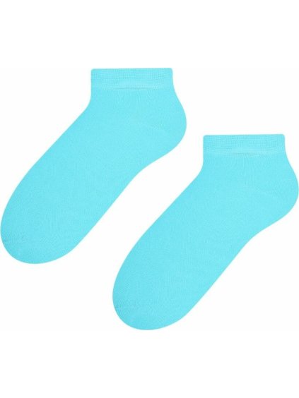 Tyrkysové kotníkové dámské ponožky Art. 052