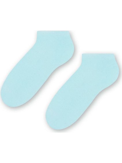 Světle modré kotníkové dámské ponožky Art. 052