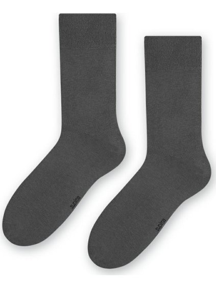 Tmavě šedé pánské ponožky Art.157