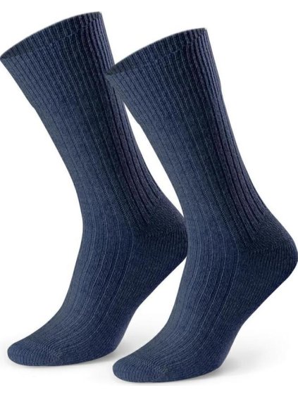 Tmavě modré dámské ponožky Art.093