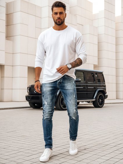 Modré pánské džíny