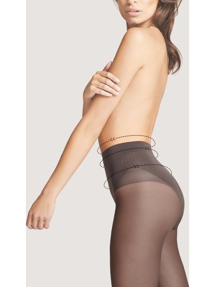 Zeštíhlující silonky Fiore Body Care Bikini Fit M 5113 40 den (Velikost M, Barva černá)