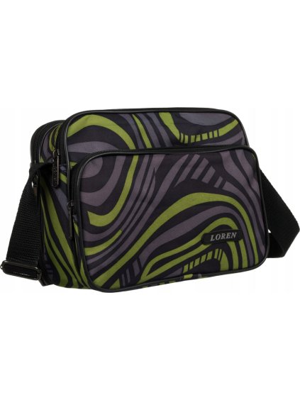 Loren Barevná pánská vzorovaná sportovní mesenger taška