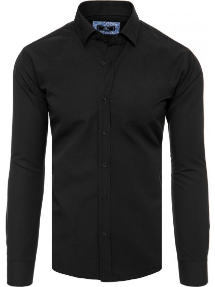 Černá elegantní pánská košile