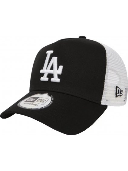 ČERNO-BÍLÁ KŠILTOVKA NEW ERA LOS ANGELES DODGERS MLB CLEAN CAP