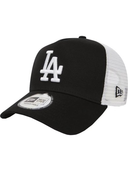 Černo-bílá kšiltovka New Era Los Angeles Dodgers MLB Clean Cap