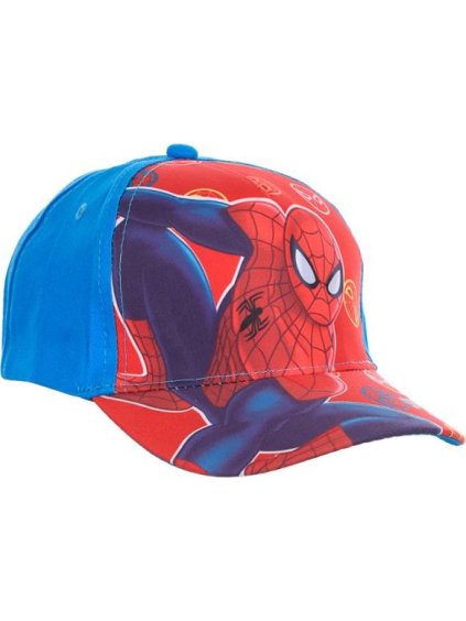 Červeno-modrá kšiltovka Spider-Man