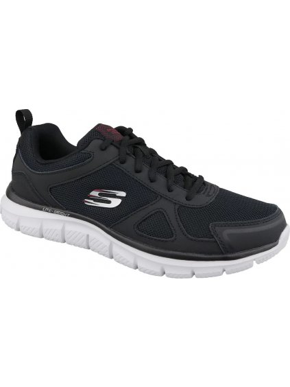 ČERNÉ PÁNSKÉ TENISKY SKECHERS TRACK-SCLORIC 52631-BKRD