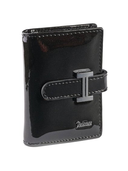 Peterson černé lakované pouzdro na karty Y228