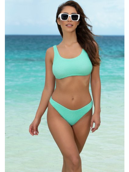 Mintové sportovní plavky Lilly