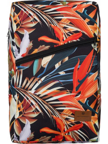 Peterson cestovní batoh s potiskem listů