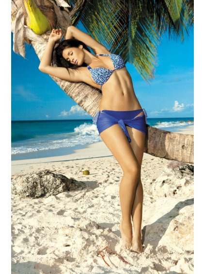 Modré pareo na plavky A Dandy