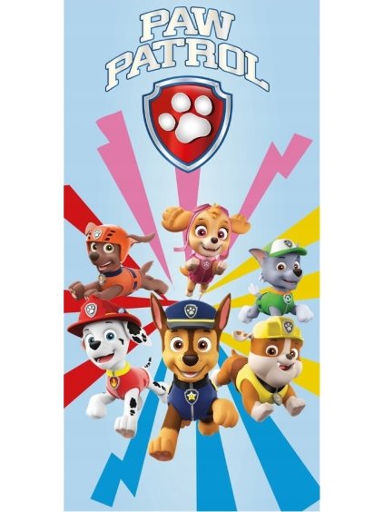 Modrá plážová osuška Nickelodeon Paw Patrol