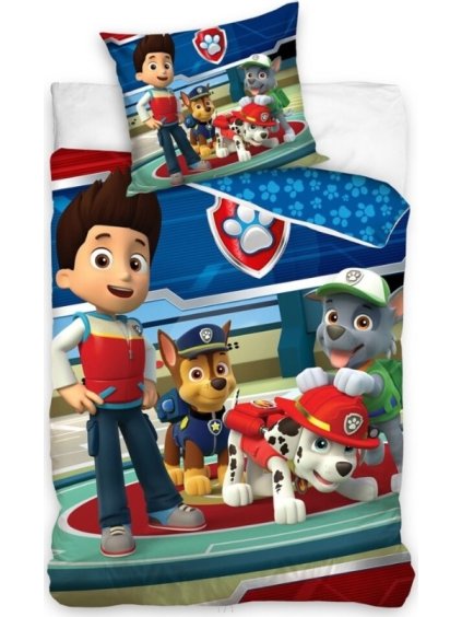 Barevné povlečení Paw Patrol (Velikost ONE SIZE)