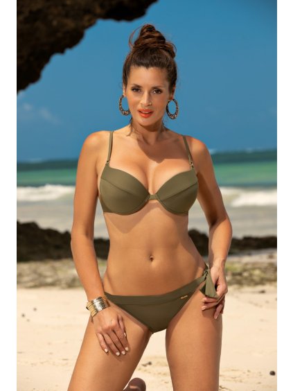 Khaki push-up bikiny Teona