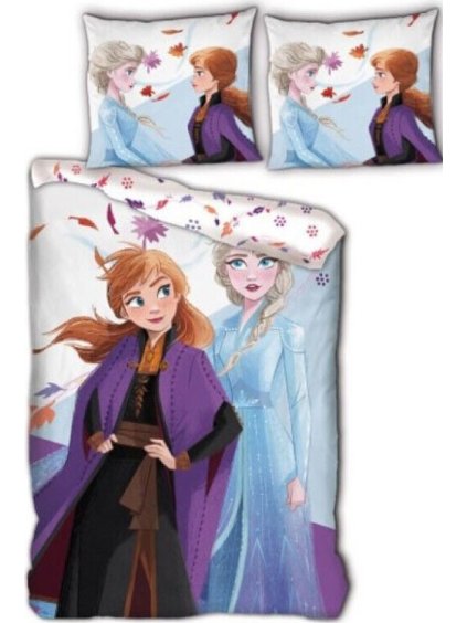 Dívčí oboustranné povlečení Frozen (Velikost ONE SIZE)
