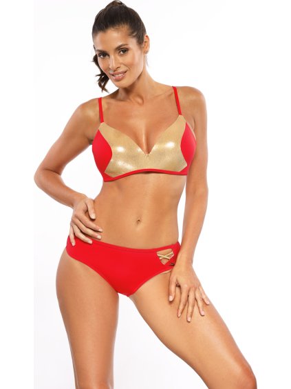 Červeno-zlaté plavky Jasmine Venere