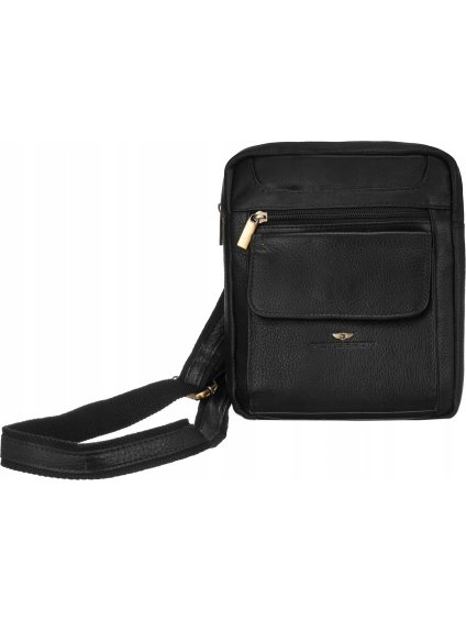 Peterson Černá pánská messenger taška