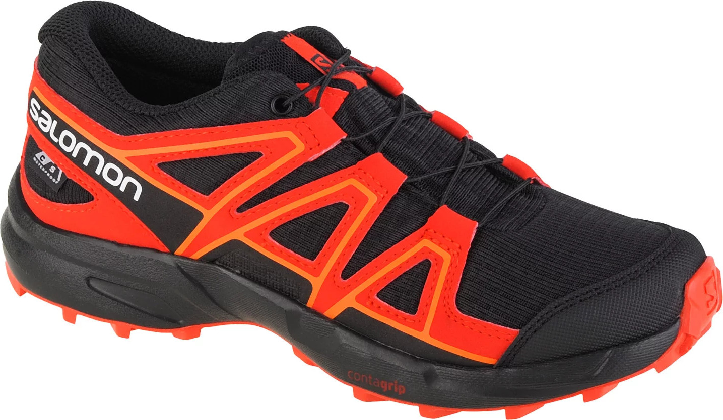 Černo-oranžové sportovní tenisky Salomon Speedcross (Velikost 34)