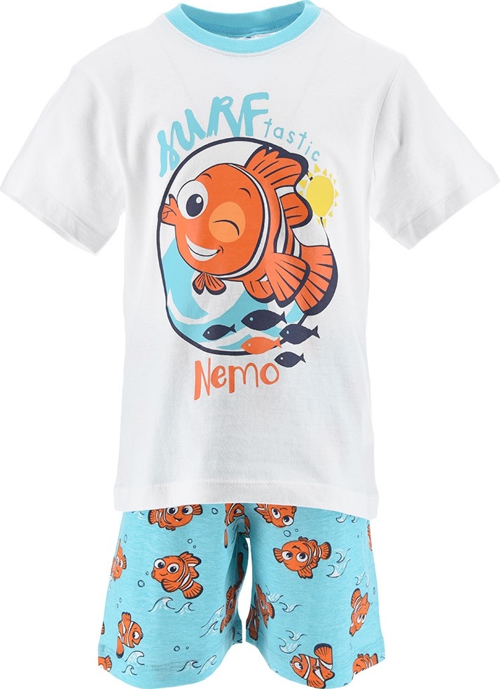 Modro-bílé chlapecké pyžamo Disney Nemo (Velikost 98)