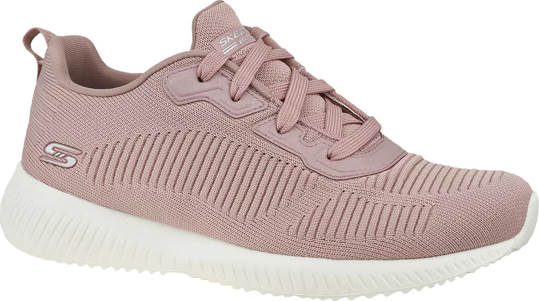 Růžové dámské tenisky Skechers Bobs Squad (Velikost 36)