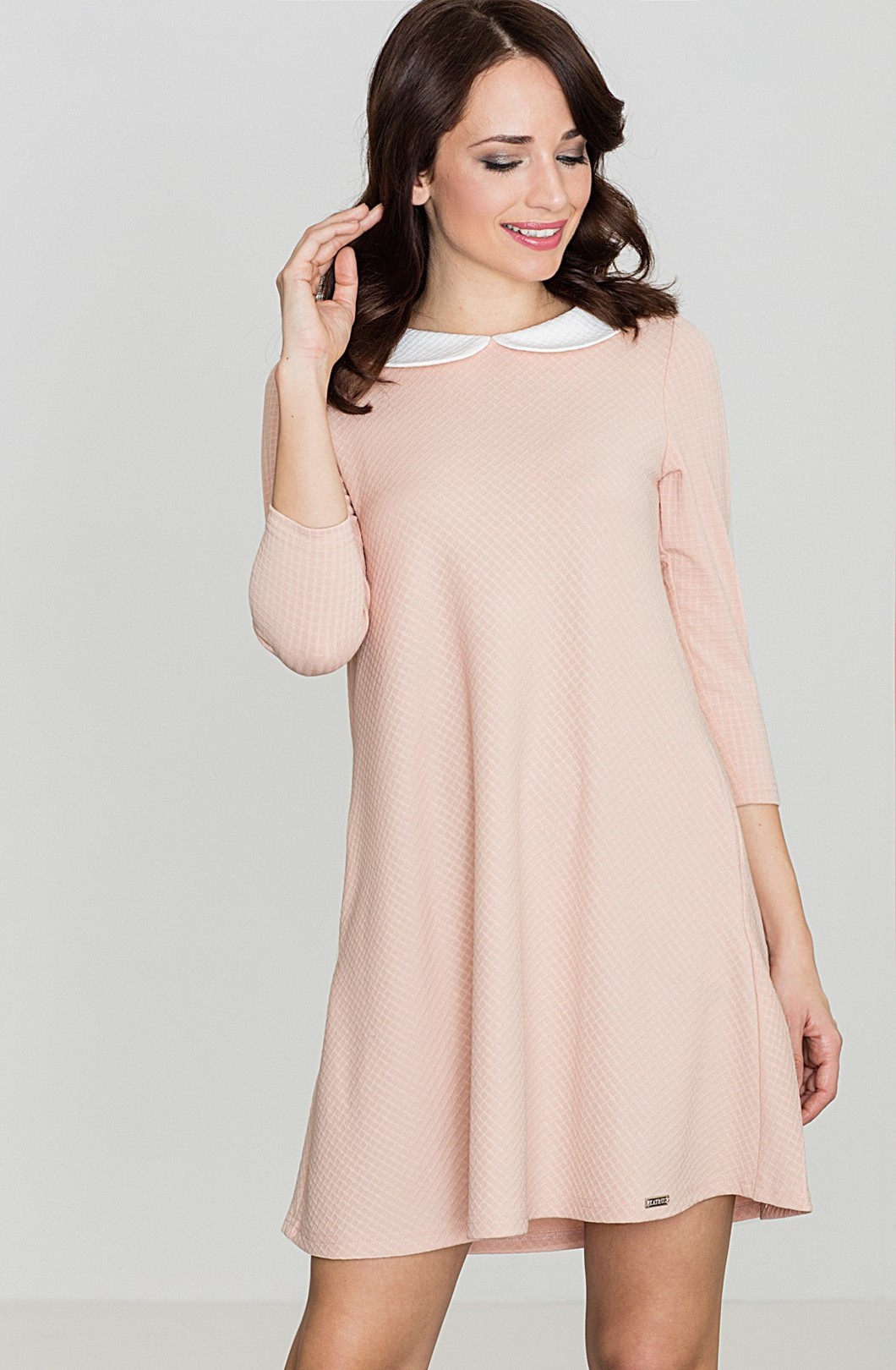 Dámské růžové šaty K218 Velikost: M