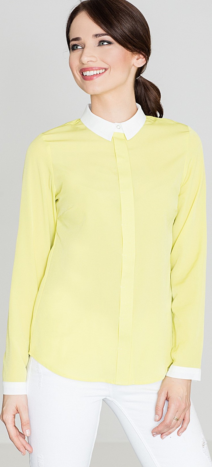 Dámská žlutá košile K275 Velikost: S