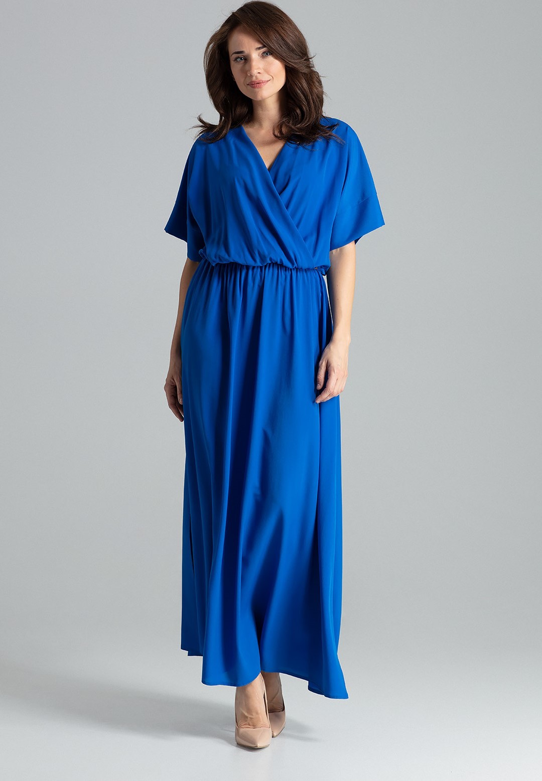 Dlouhé elegantní šaty L055 Sapphire Velikost: XL