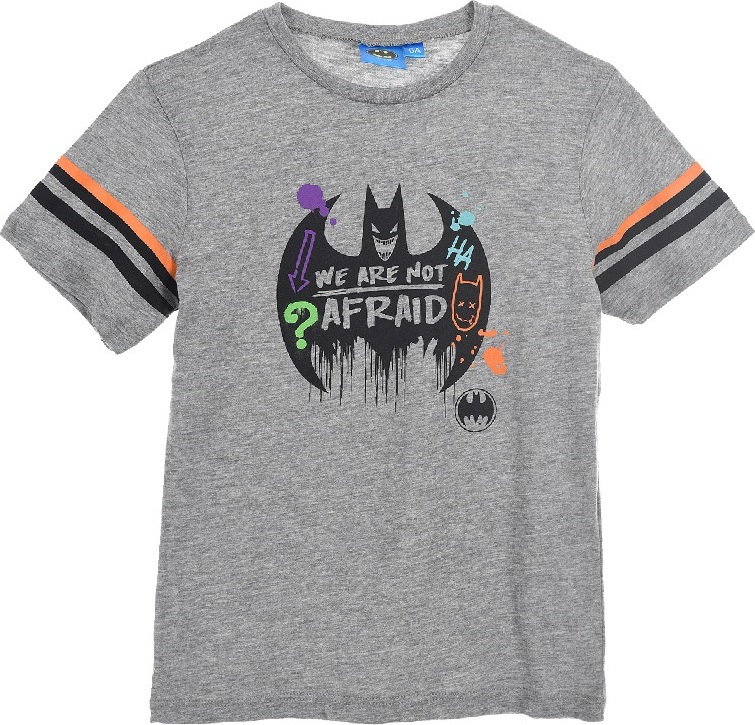Šedé chlapecké tričko s potiskem Batman Velikost: 98