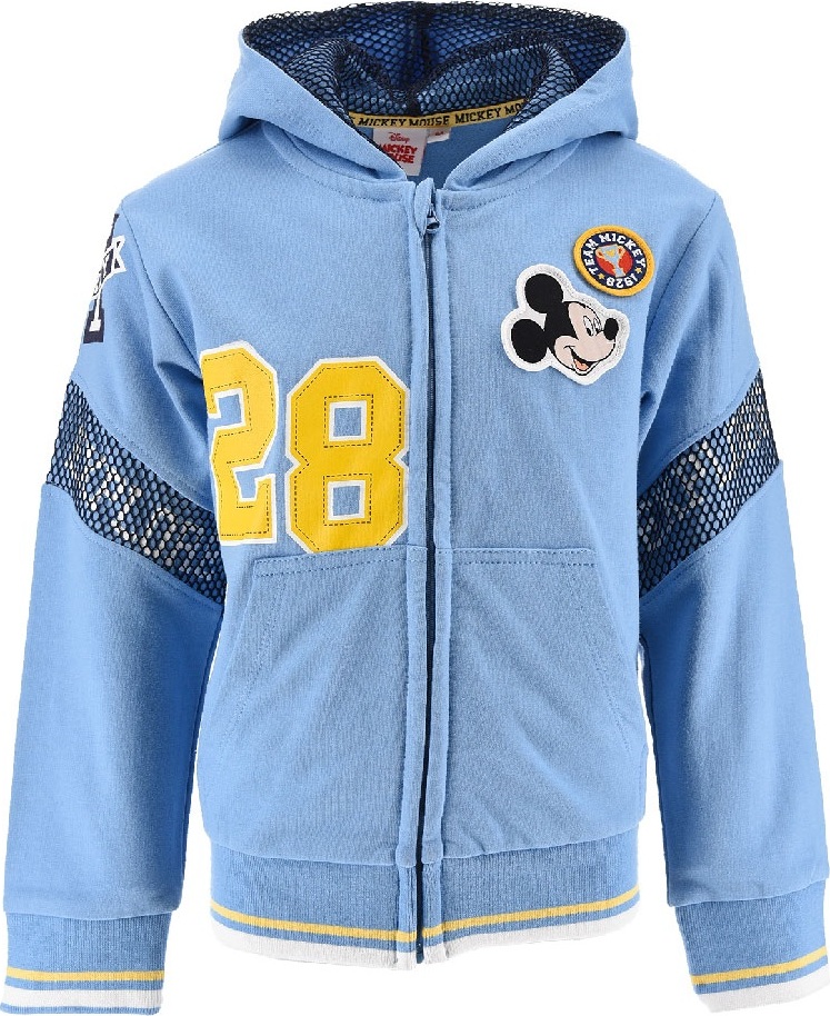 Modrá chlapecká mikina Mickey Mouse Velikost: 116