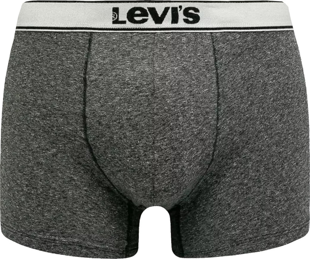 TMAVĚ ŠEDÁ SADA BOXEREK LEVI'S BOXER 2 PAIRS BRIEFS 37149-0398 Velikost: L