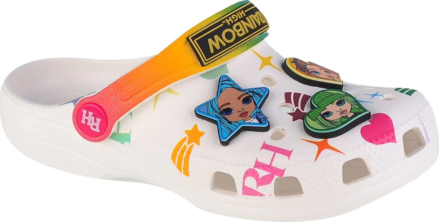 Dívčí nazouváky Crocs Classic Rainbow High Kids Clog
