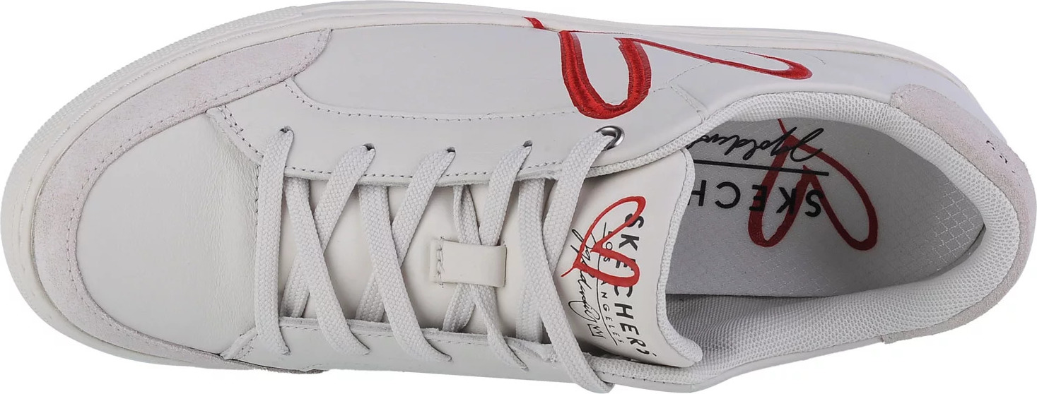 Bílé dámské tenisky Skechers Side Street - Lonely Heart 177983-WRD Velikost: 36