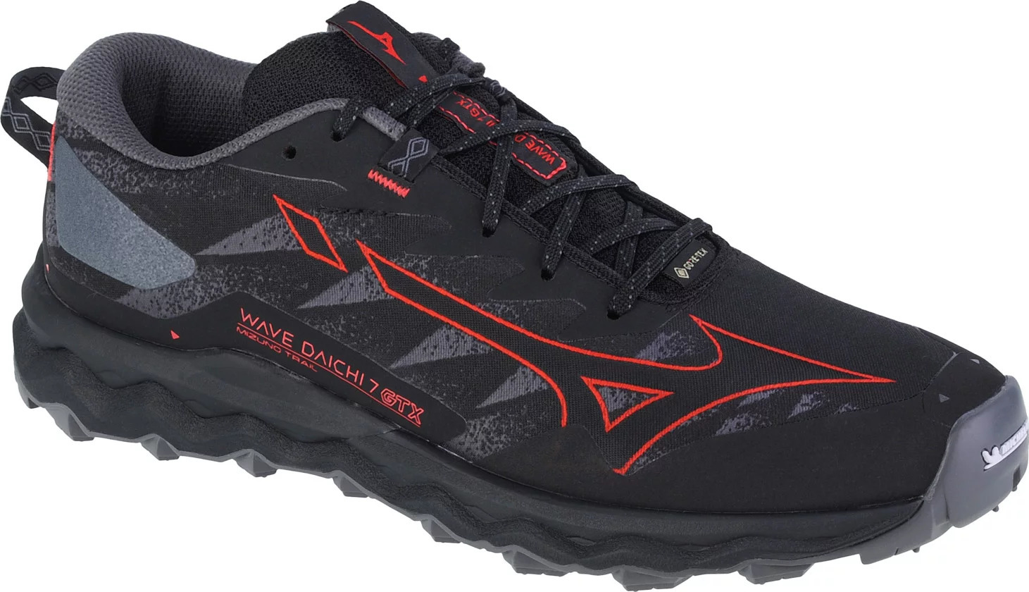 ČERNÉ PÁNSKÉ TENISKY MIZUNO WAVE DAICHI 7 GTX J1GJ225601 Velikost: 42.5