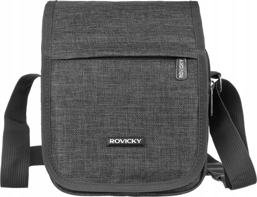 ROVICKY ŠEDÁ LEHKÁ MESSENGER TAŠKA PŘES RAMENO [DH] R-6524 Velikost: ONE SIZE