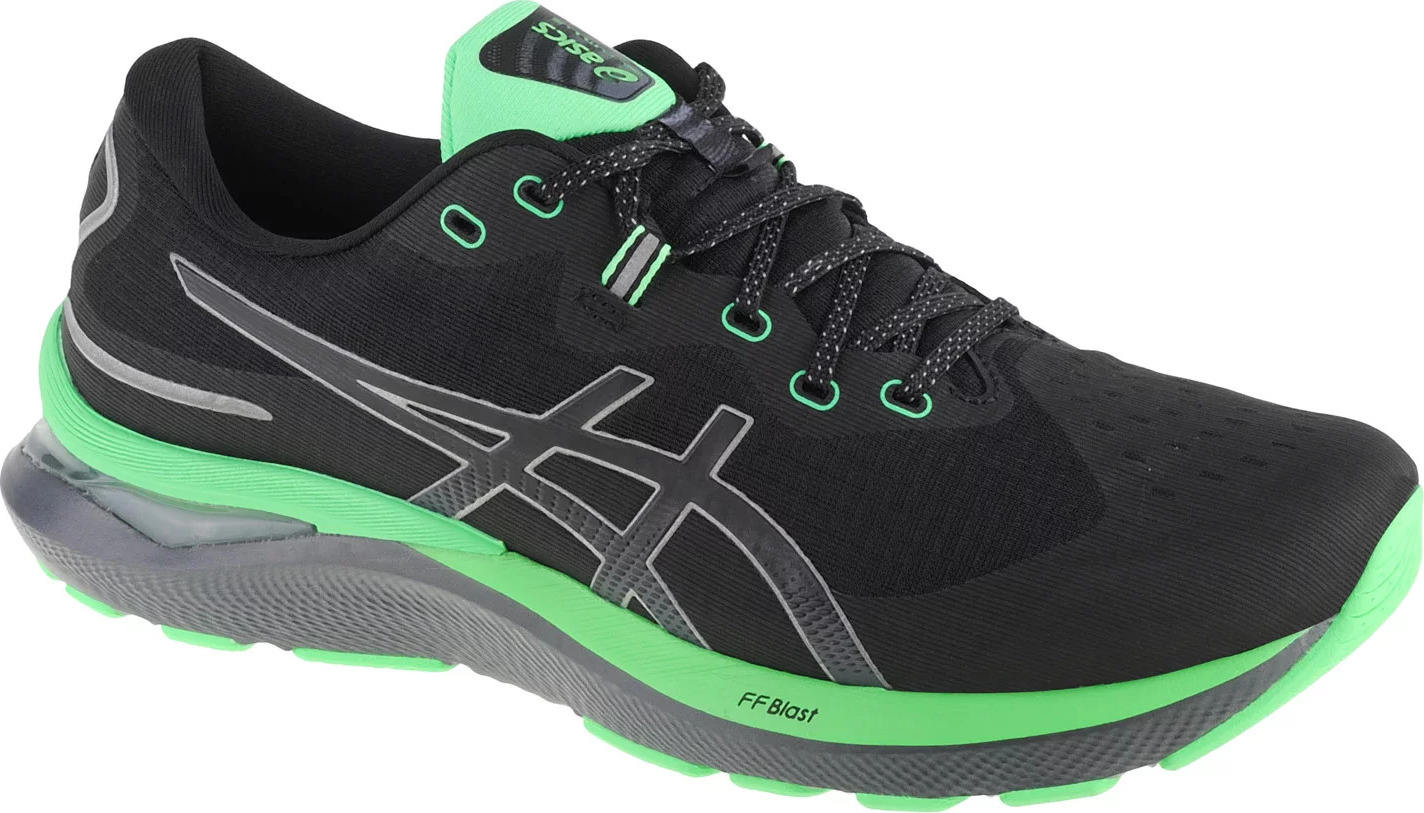 ČERNO-ZELENÉ BĚŽECKÉ TENISKY ASICS GEL-CUMULUS 24 LITE-SHOW 1011B468-001 Velikost: 48