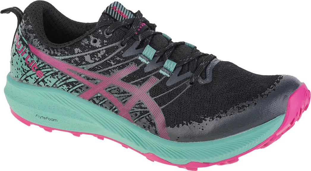 ČERNO-MINTOVÉ BĚŽECKÉ TENISKY ASICS FUJI LITE 2 1012B066-002 Velikost: 37.5