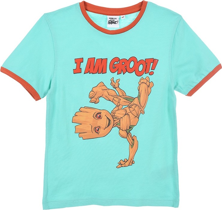 Mintové chlapecké tričko Groot (Velikost 98)