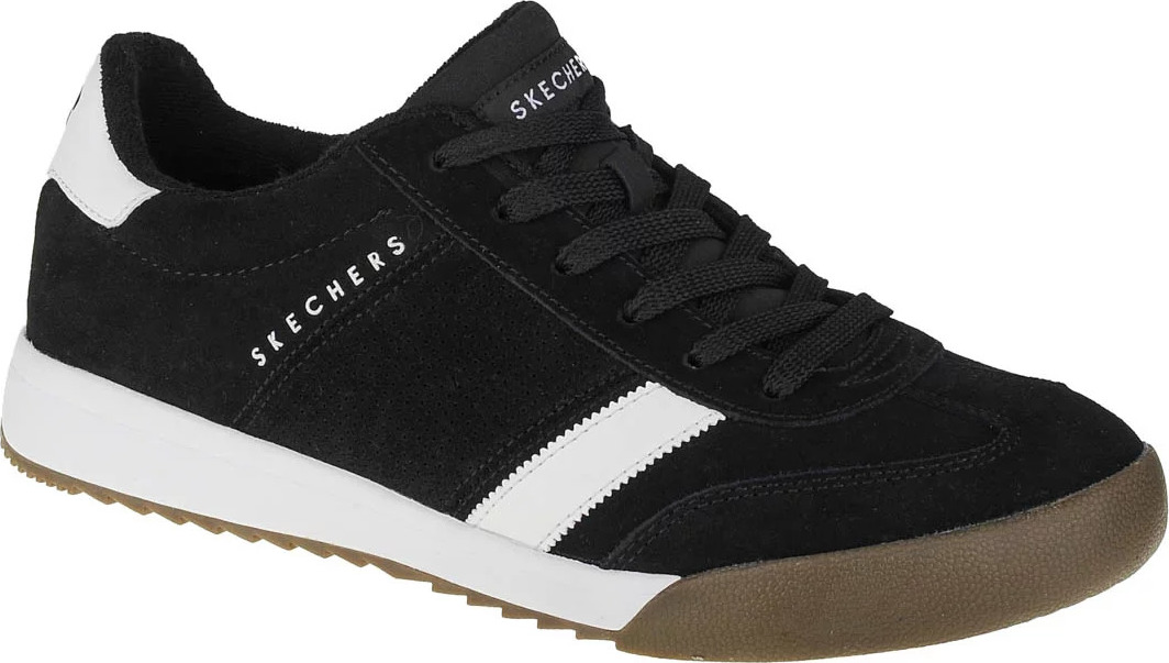 ČERNÉ SEMIŠOVÉ TENISKY SKECHERS ZINGER VENTICH 52328-BLK Velikost: 47.5