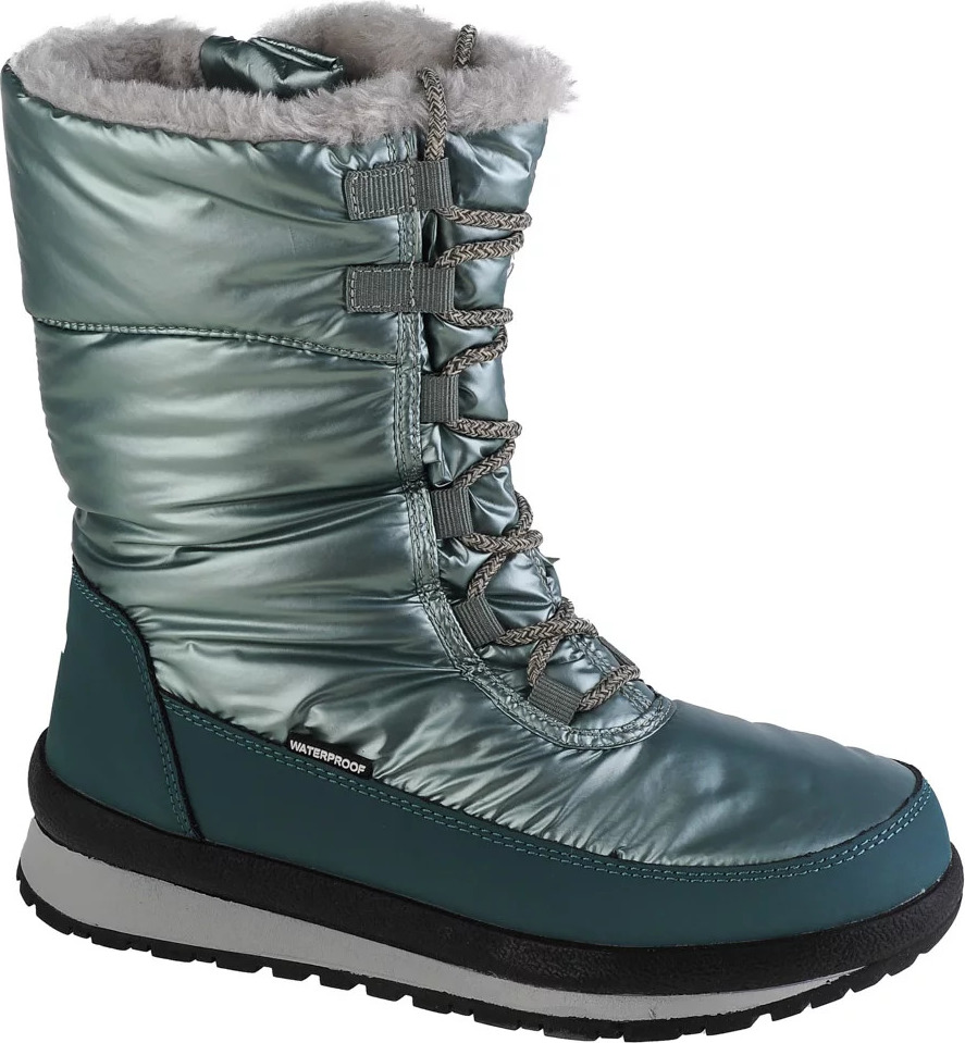 TMAVĚ ZELENÉ LESKLÉ DÁMSKÉ SNĚHULE CMP HARMA WMN SNOW BOOT 39Q4976-E111 Velikost: 38