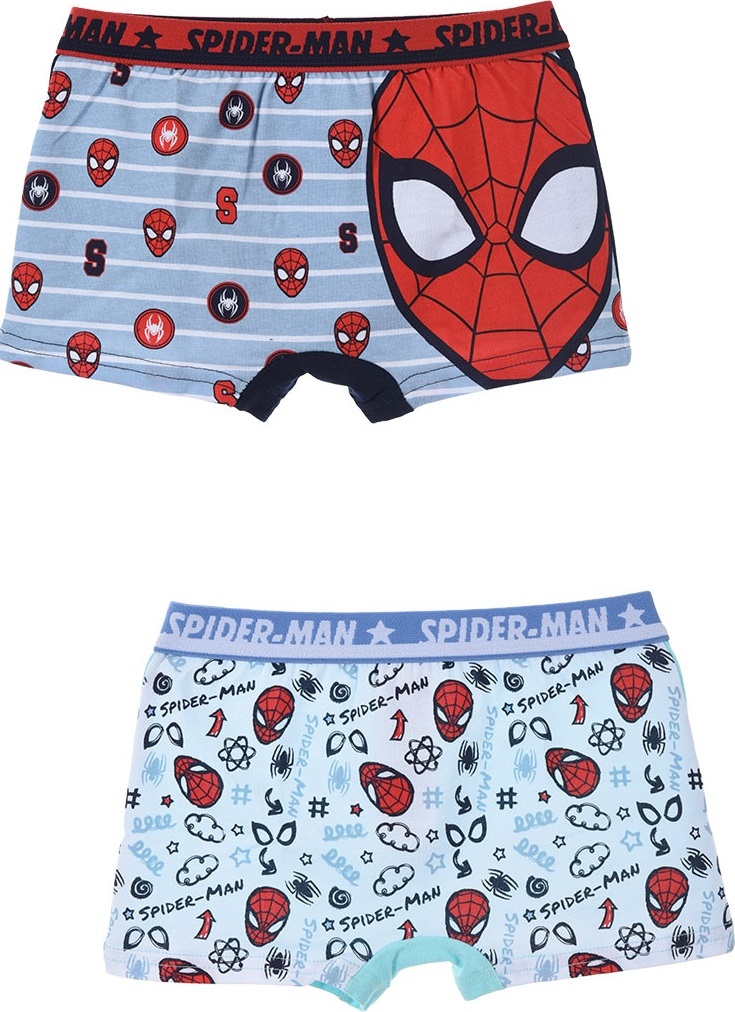 Modrý chlapecký set boxerek Spider-Man