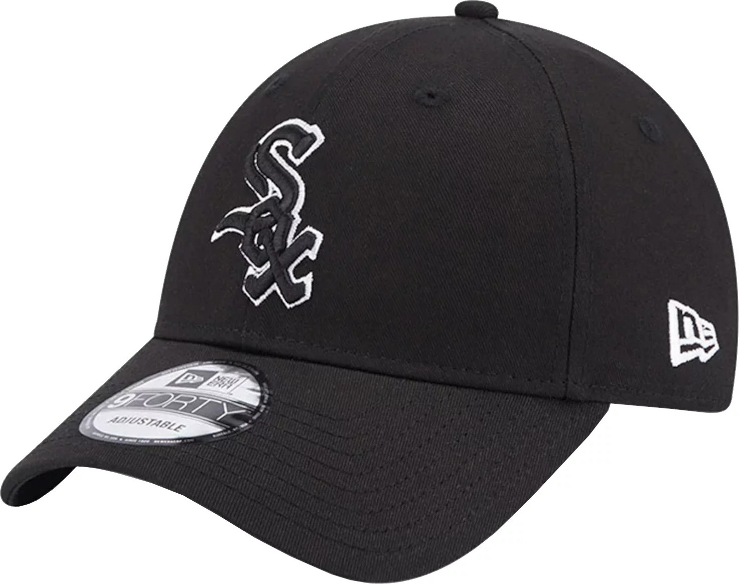 ČERNÁ KŠILTOVKA NEW ERA TEAM OUTLINE 9FORTY CHICAGO WHITE SOX CAP 60364405 Velikost: ONE SIZE