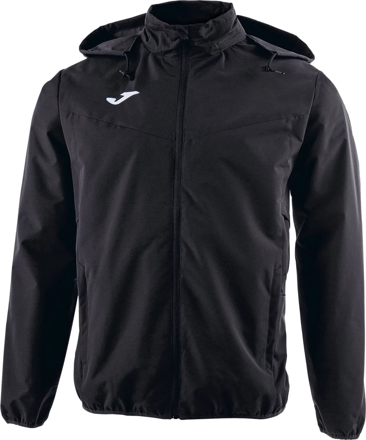 ČERNÁ SPORTOVNÍ BUNDA S KAPUCÍ JOMA BREME RAIN JACKET 100690-100 Velikost: S