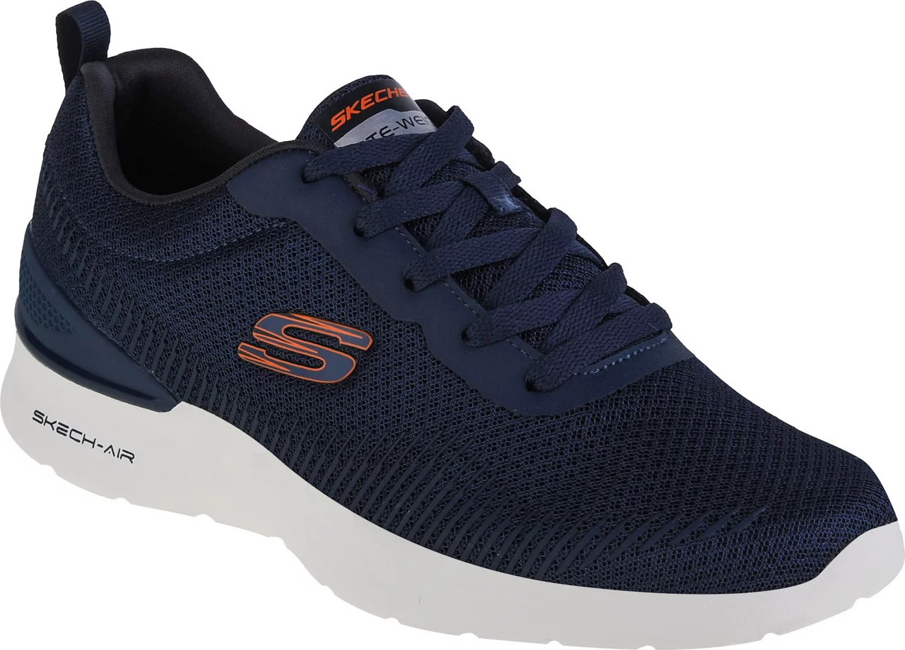 TMAVĚ MODRÉ PÁNSKÉ TENISKY SKECHERS SKECH-AIR DYNAMIGHT - BLITON 232691-NVOR Velikost: 45.5